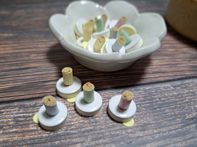 並べられたお灸