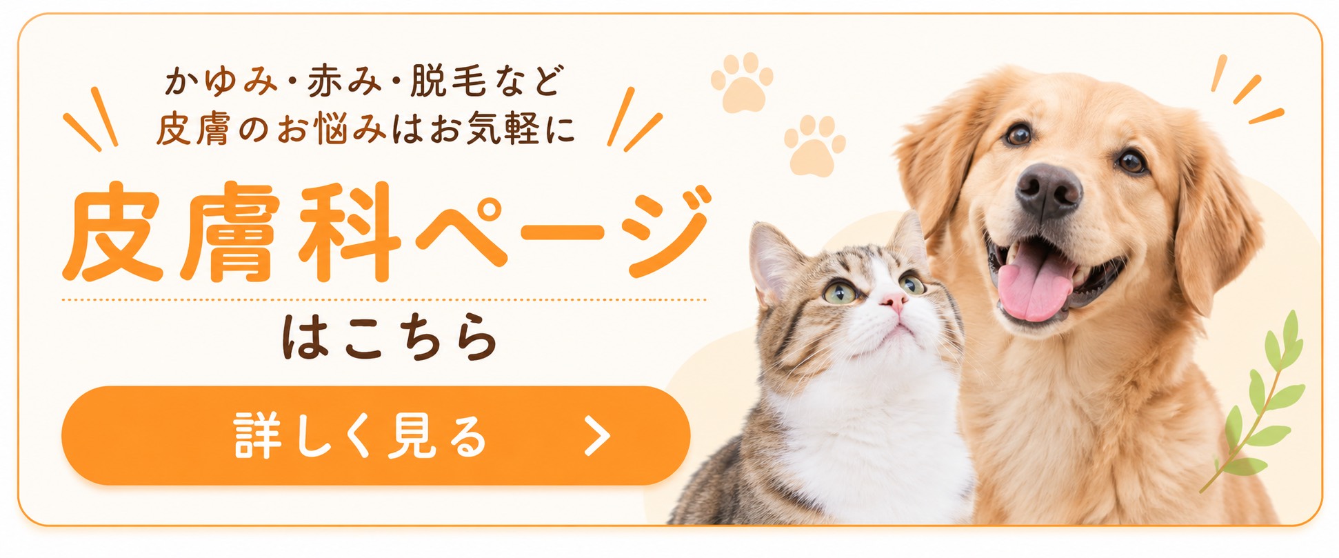 皮膚科LP誘導バナー